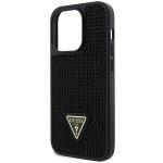Husa Guess Rhinestone Triangle compatibila cu iPhone 14 Pro, Negru 7 - lerato.ro