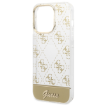 Husa Guess 4G Pattern Script compatibila cu iPhone 14 Pro, Gold 7 - lerato.ro