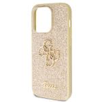 Husa Guess Glitter Script Big 4G compatibila cu iPhone 14 Pro, Gold 7 - lerato.ro