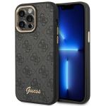 Husa Guess 4G Vintage Gold Logo compatibila cu iPhone 14 Pro, Negru 4 - lerato.ro