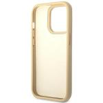 Husa Guess Croco Collection compatibila cu iPhone 14 Pro, Gold 8 - lerato.ro