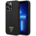 Husa Guess Silicone Triangle compatibila cu iPhone 14 Pro, Negru 4 - lerato.ro