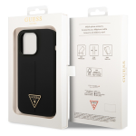 Husa Guess Silicone Triangle compatibila cu iPhone 14 Pro, Negru 9 - lerato.ro