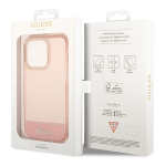 Husa Guess Translucent compatibila cu iPhone 14 Pro, Roz 9 - lerato.ro