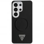 Carcasa Guess Embossed Ring Triangle Logo cu MagSafe compatibila cu Samsung Galaxy S26 Ultra, Negru 2 - lerato.ro