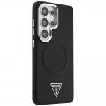 Carcasa Guess Embossed Ring Triangle Logo cu MagSafe compatibila cu Samsung Galaxy S26 Ultra, Negru 5 - lerato.ro