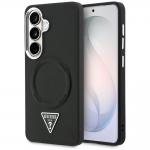 Carcasa Guess Embossed Ring Triangle Logo cu MagSafe compatibila cu Samsung Galaxy S26, Negru 4 - lerato.ro