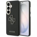 Carcasa Guess Grained Big 4G Metal Logo compatibila cu Samsung Galaxy S26 Plus, Negru 4 - lerato.ro