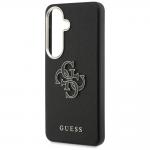 Carcasa Guess Grained Big 4G Metal Logo compatibila cu Samsung Galaxy S26 Plus, Negru 7 - lerato.ro