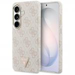Carcasa Guess 4G Triangle Logo cu MagSafe compatibila cu Samsung Galaxy S26 Plus, Roz 4 - lerato.ro