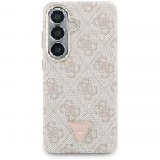 Carcasa Guess 4G Triangle Logo cu MagSafe compatibila cu Samsung Galaxy S26 Plus, Roz