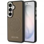 Carcasa Guess Perforated Logo cu MagSafe compatibila cu Samsung Galaxy S26, Maro 4 - lerato.ro