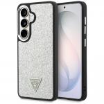 Carcasa Guess Fixed Glitter Triangle cu MagSafe compatibila cu Samsung Galaxy S26 Plus, Silver 4 - lerato.ro