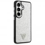 Carcasa Guess Fixed Glitter Triangle cu MagSafe compatibila cu Samsung Galaxy S26 Plus, Silver 5 - lerato.ro