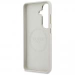 Carcasa Guess Rhinestone Round Logo cu MagSafe compatibila cu Samsung Galaxy S26 Plus, Bej 8 - lerato.ro