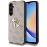 Carcasa Guess 4G Big Metal Logo compatibila cu Samsung Galaxy A35, Roz 4 - lerato.ro