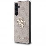 Carcasa Guess 4G Big Metal Logo compatibila cu Samsung Galaxy A35, Roz 3 - lerato.ro