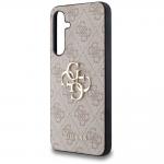 Carcasa Guess 4G Big Metal Logo compatibila cu Samsung Galaxy A35, Roz 7 - lerato.ro