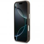 Carcasa Guess Perforated 4G cu MagSafe compatibila cu iPhone 17 Pro, Maro 6 - lerato.ro