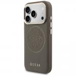 Carcasa Guess Perforated 4G cu MagSafe compatibila cu iPhone 17 Pro Max, Maro 3 - lerato.ro
