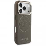 Carcasa Guess Perforated 4G cu MagSafe compatibila cu iPhone 17 Pro Max, Maro 5 - lerato.ro