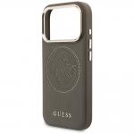 Carcasa Guess Perforated 4G cu MagSafe compatibila cu iPhone 17 Pro Max, Maro 7 - lerato.ro