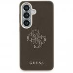 Carcasa Guess Grained Big 4G Metal Logo compatibila cu Samsung Galaxy S26, Maro 2 - lerato.ro