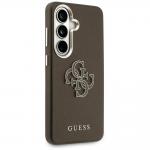 Carcasa Guess Grained Big 4G Metal Logo compatibila cu Samsung Galaxy S26, Maro 5 - lerato.ro
