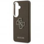 Carcasa Guess Grained Big 4G Metal Logo compatibila cu Samsung Galaxy S26 Plus, Maro 7 - lerato.ro