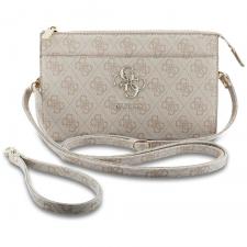Geanta Clutch Guess 4G Big Logo, 21 x 13.5 x 3.5 cm, Roz