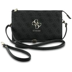 Geanta Clutch Guess 4G Big Logo, 21 x 13.5 x 3.5 cm, Negru