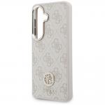 Husa Guess 4G Big Rhinestone Triangle Strap cu MagSafe compatibila cu Samsung Galaxy S26, Roz 7 - lerato.ro