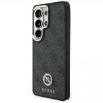 Husa Guess 4G Big Rhinestone Triangle Strap cu MagSafe compatibila cu Samsung Galaxy S26 Ultra, Negru 3 - lerato.ro