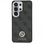 Husa Guess 4G Big Rhinestone Triangle Strap cu MagSafe compatibila cu Samsung Galaxy S26 Ultra, Negru 2 - lerato.ro