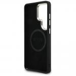 Husa Guess 4G Big Rhinestone Triangle Strap cu MagSafe compatibila cu Samsung Galaxy S26 Ultra, Negru 8 - lerato.ro