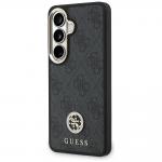 Husa Guess 4G Big Rhinestone Triangle Strap cu MagSafe compatibila cu Samsung Galaxy S26, Negru 3 - lerato.ro