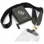 Snur pentru carcase Guess 4G Metal Logo cu portofel, Negru 2 - lerato.ro