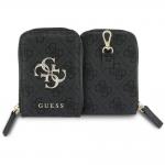 Snur pentru carcase Guess 4G Metal Logo cu portofel, Negru 4 - lerato.ro