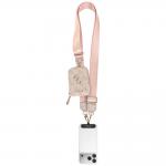 Snur pentru carcase Guess 4G Metal Logo cu portofel, Roz 3 - lerato.ro