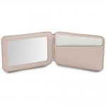 Portofel magnetic cu oglinda si stand Guess 4G Stand Mirror, Compatibil MagSafe, Roz 7 - lerato.ro
