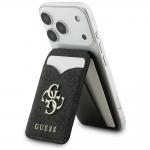 Portofel magnetic cu oglinda si stand Guess 4G Stand Mirror, Compatibil MagSafe, Negru 2 - lerato.ro