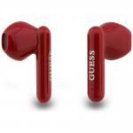 Casti wireless Guess Lipstick 2 TWS, Bluetooth 5.4, 300 mAh, Autonomie 4.5h, USB-C, Alb / Rosu 5 - lerato.ro