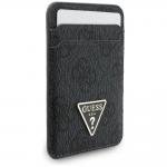 Set portofel magnetic si snur telefon Guess Triangle, Compatibil MagSafe, Negru 5 - lerato.ro
