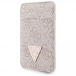Set portofel magnetic si snur telefon Guess Triangle, Compatibil MagSafe, Roz 4 - lerato.ro