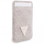 Set portofel magnetic si snur telefon Guess Triangle, Compatibil MagSafe, Roz 5 - lerato.ro