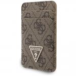 Set portofel magnetic si snur telefon Guess Triangle, Compatibil MagSafe, Maro 4 - lerato.ro