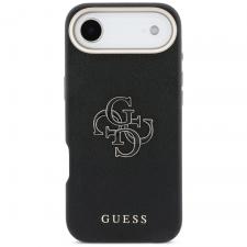 Husa Guess FW Resin Logo compatibila cu iPhone 17 Air, Negru