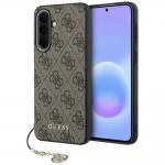 Carcasa Guess 4G Charm compatibila cu Samsung Galaxy A37 5G, Maro 4 - lerato.ro