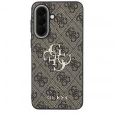 Huse si carcase Samsung , Carcasa Guess Leather 4G Metal Logo compatibila cu Samsung Galaxy A37 5G, Maro, lerato.ro