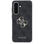 Carcasa Guess Leather 4G Metal Logo compatibila cu Samsung Galaxy A57 5G, Negru 2 - lerato.ro